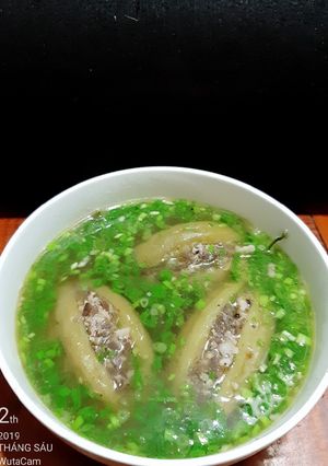 Hình của món Khổ qua hầm.
