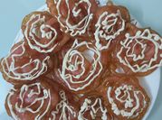 A picture of rose jalebi