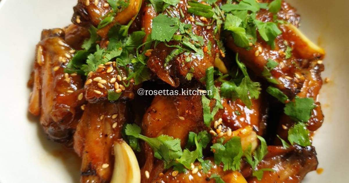 Resep Asian Spicy Wings Oleh Risca Rosetta IG Rosettas Kitchen Cookpad   Photo 