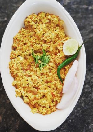 A picture of Paneer Bhurji.
