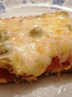 Una foto de Pizza de coliflor