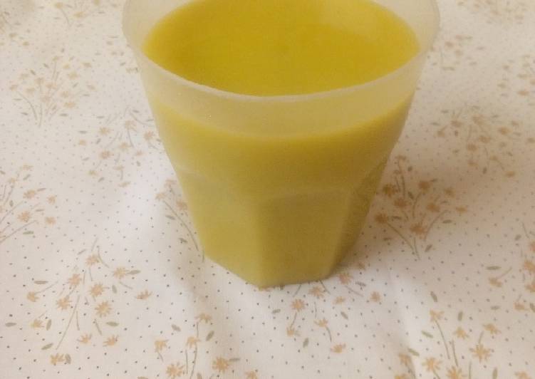 Simple Way to Make Homemade Mango avocado juice #4weekschallenge