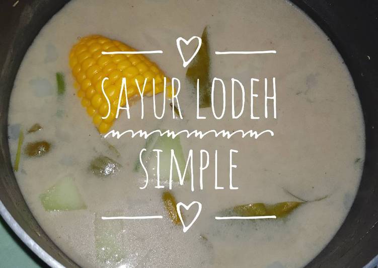 Sayur lodeh simple