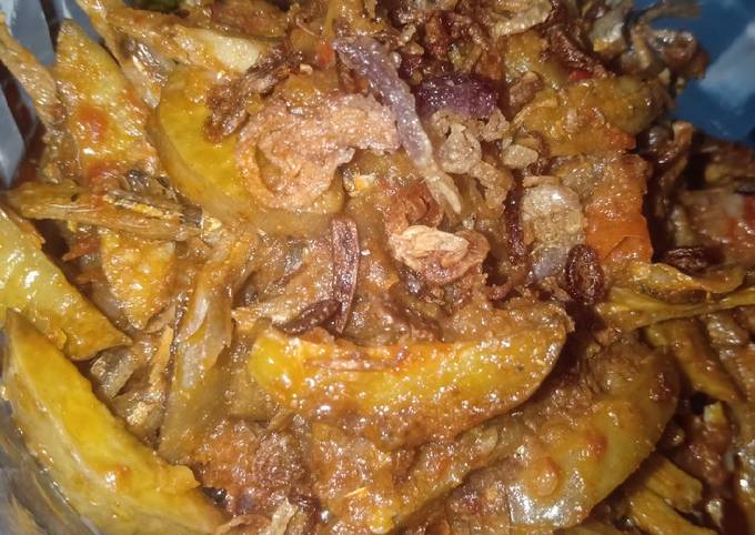 Bagaimana Membuat Jengkol dan teri balado, Enak Banget