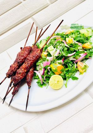 Salad din parsley ainihin hoton girkin