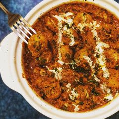 A picture of Dum aloo.