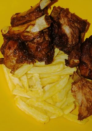 A picture of Oven grilled pork.