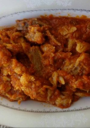 صورة لوصفة رنجه بصلصة الطماطم