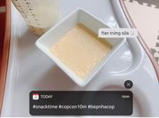 Hình ảnh của flan từ sữa công thức