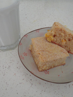 奶油乳酪玉米蛋糕 的食譜成品照片