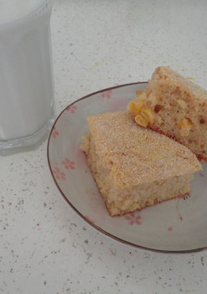 奶油乳酪玉米蛋糕 的食譜成品照片