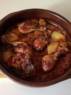 Una foto de Pollo al horno con patatas