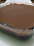Lazy cake with coffee top