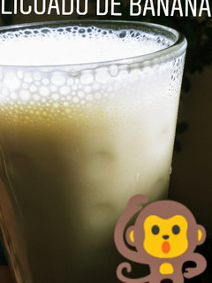 Una foto de Licuado de banana
