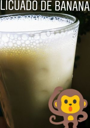 Una foto de Licuado de banana