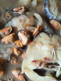 Una foto de Merluza a la barquera recetas saludables para diabetes