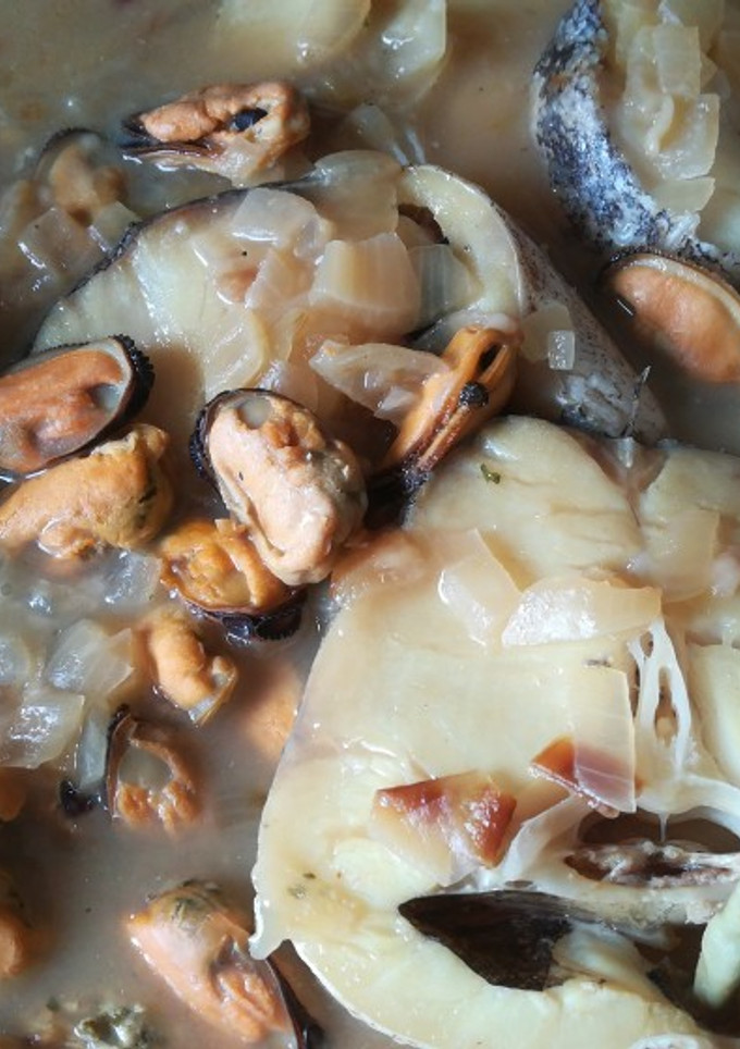 Una foto de Merluza a la barquera recetas saludables para diabetes