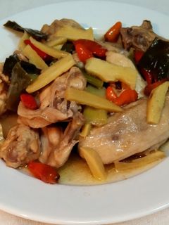 Foto resep Ayam Kukus Jahe