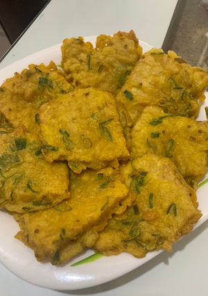Foto resep Mendoan kampung (mendoan kuning)