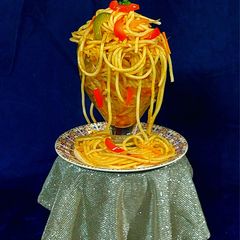 Schezwan vegetable noodles A picture of Schezwan vegetable noodles.