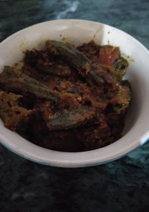 A picture of Bhindi masala.