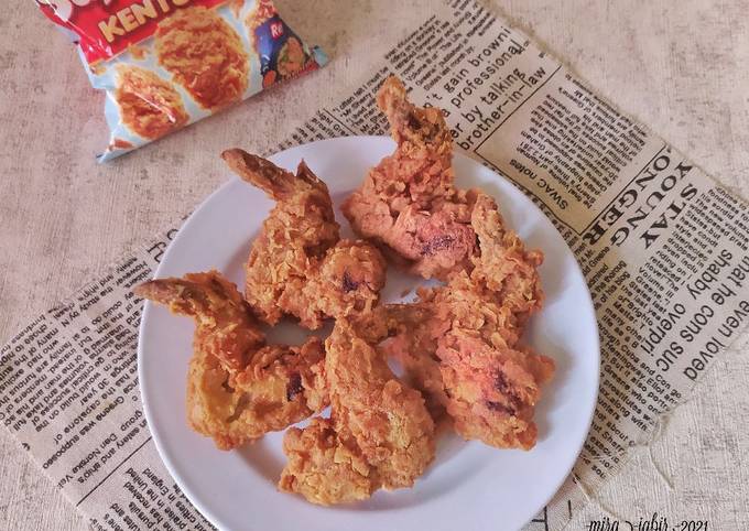 Resep Sayap ayam krispi ala Kobe Anti Gagal