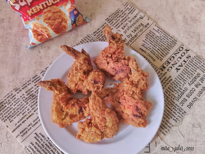 Resep Sayap ayam krispi ala Kobe Anti Gagal