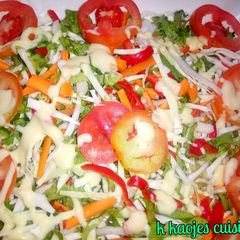 A picture of Vegetable salad.