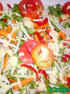 A picture of Vegetable salad.