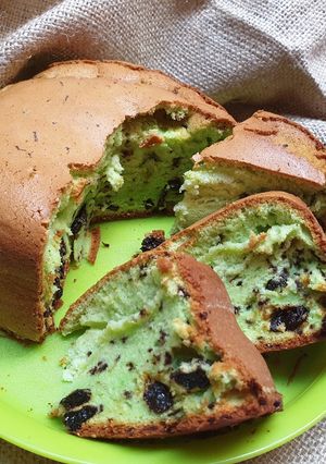 Foto resep Bolu pandan meses kismis
