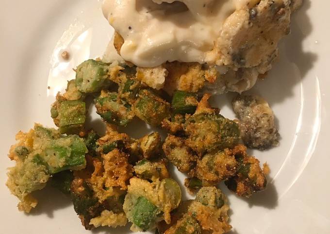 Recipe of Super Quick Homemade Southern fried okra