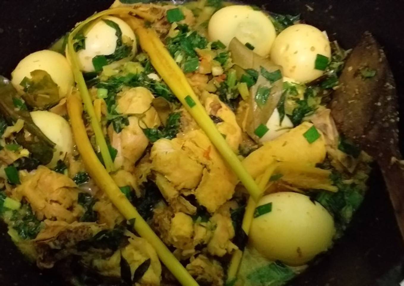 Ayam & telor rica-rica