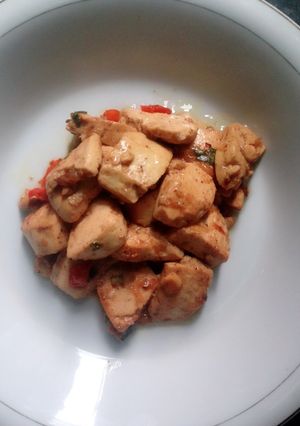 Foto resep Tumis tahu pedas