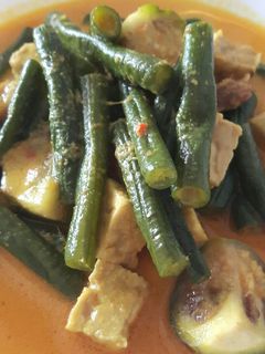 Foto resep Gulai kacang panjang terong