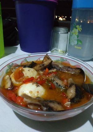 Foto resep Tongkol dan Telur Masak Santan Praktis