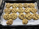 Cookies com pepitas de Chocolate