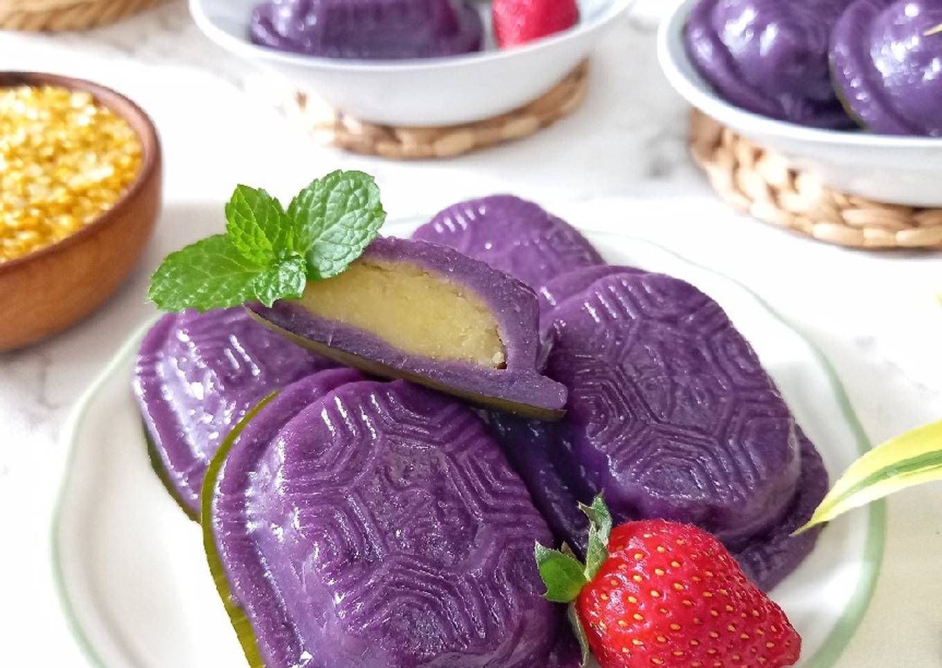 Kue Ku Ubi Ungu