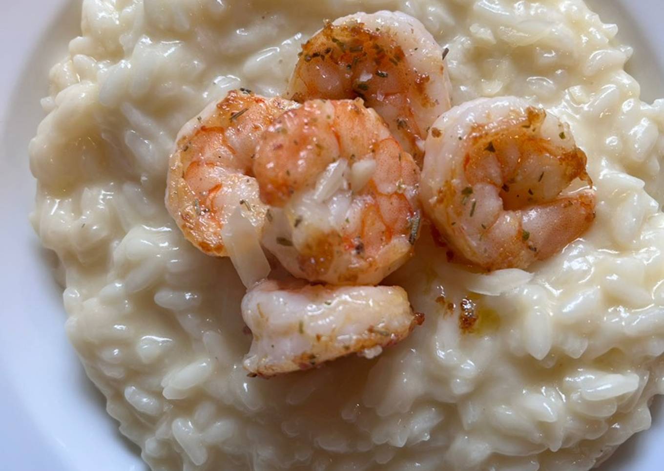 Risotto de Camarones