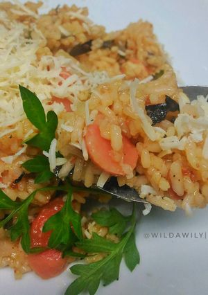 Foto resep Jambalaya (nasi asal Lousiana, Amerika)