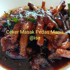 #104 Ceker Masak Pedas Manis-レシピのメイン写真