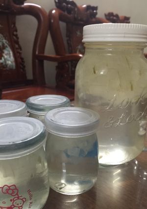 Hình của món Nước nha đam.