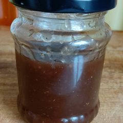 A picture of My style balsamic dressing/vinaigrette.