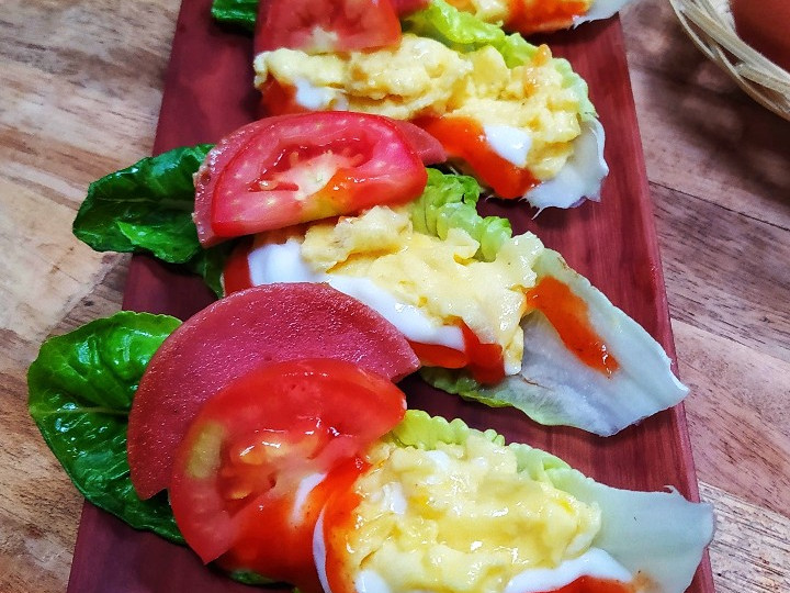 Ternyata ini lho! Resep membuat Egg Wrap Salad dijamin sempurna