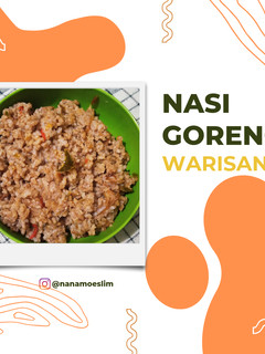 Foto resep Nasi Goreng Warisan Dengan Nasi Merah