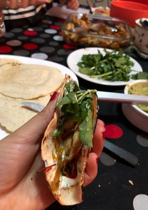 Una foto de Tacos de pollo! 🌮🍗