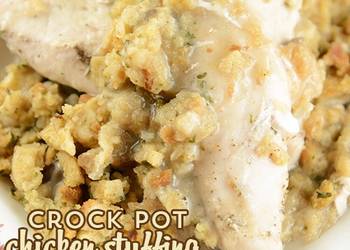Easiest Way to Prepare Delicious Slow cooker chicken and stuffing