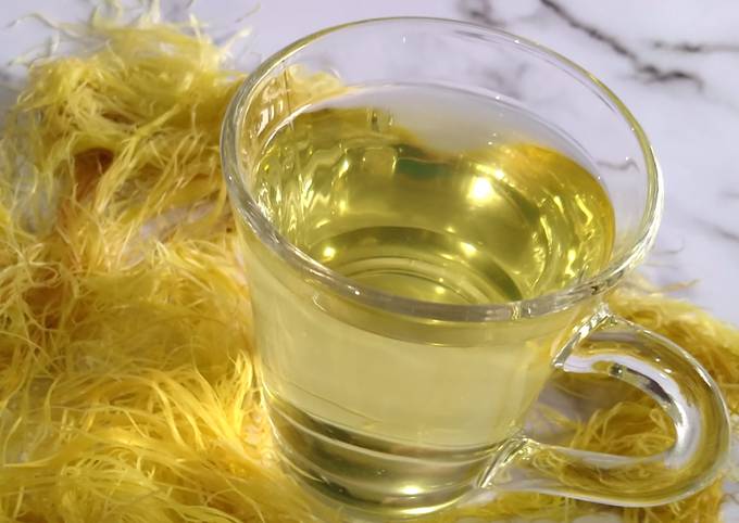 Resep Teh Rambut Jagung / Golden Tea (Corn Silk Tea)