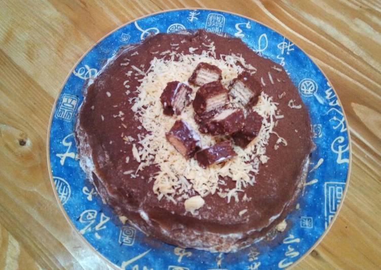 Cara Gampang Membuat Crepe cake beng beng, Enak Banget