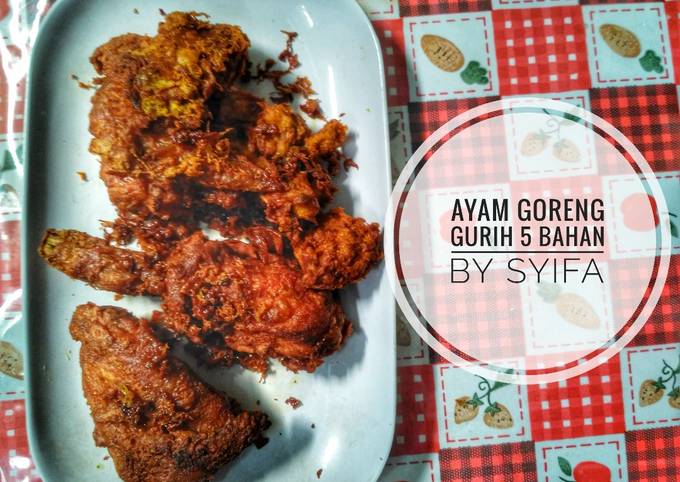 AYAM GORENG Gurih 5 Bahan