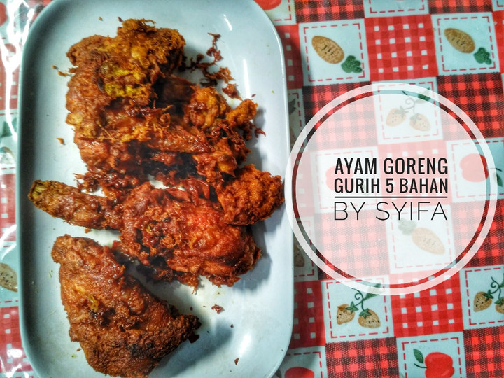 Cara Membuat AYAM GORENG Gurih 5 Bahan Menu Enak